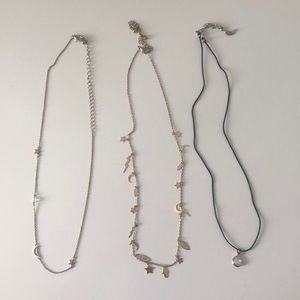 Set of Urban Outfitters choker necklaces jewelry